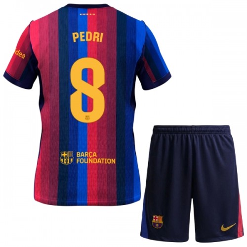 Dječji - Dresovi Komplet FC Barcelona Pedri 8 Domaći 2026-27 Dječji - Dresovi Komplet FC Barcelona Pedri 8 Domaći 2026-27