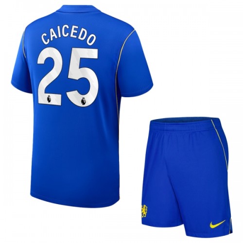 Dječji - Dresovi Komplet Chelsea Caicedo 25 Domaći 2026-27 Dječji - Dresovi Komplet Chelsea Caicedo 25 Domaći 2026-27