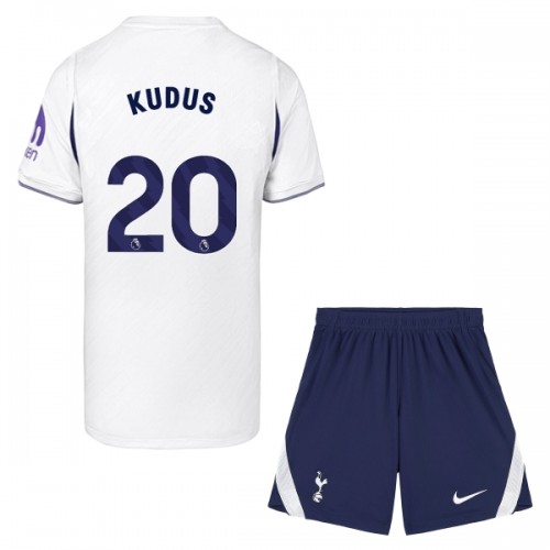 Dječji - Dresovi Komplet Tottenham Hotspur Kudus 20 Domaći 2026-27 Dječji - Dresovi Komplet Tottenham Hotspur Kudus 20 Domaći 2026-27