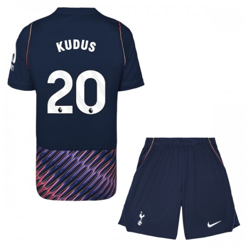 Dječji - Dresovi Komplet Tottenham Hotspur Kudus 20 Gostujući 2026-27 Dječji - Dresovi Komplet Tottenham Hotspur Kudus 20 Gostujući 2026-27