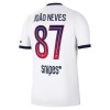 Nogometni Dresovi Paris Saint-Germain Joao Neves 87 Gostujući 2026-27