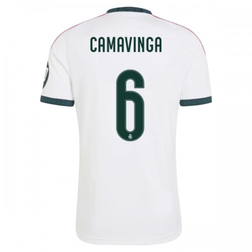 Nogometni Dresovi Real Madrid Camavinga 6 Domaći 2026-27 Nogometni Dresovi Real Madrid Camavinga 6 Domaći 2026-27