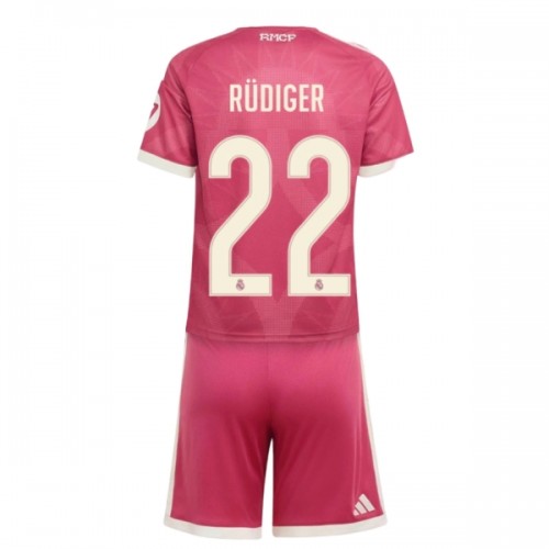 Dječji - Dresovi Komplet Real Madrid Rudiger 22 Treći 2026-27 Dječji - Dresovi Komplet Real Madrid Rudiger 22 Treći 2026-27