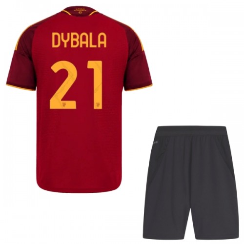 Dječji - Dresovi Komplet AS Roma Dybala 21 Domaći 2026-27 Dječji - Dresovi Komplet AS Roma Dybala 21 Domaći 2026-27