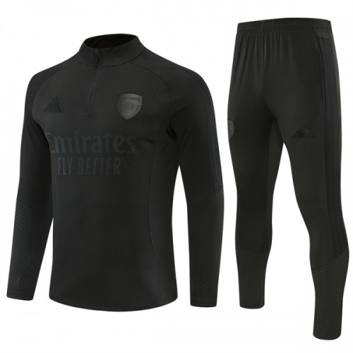Arsenal Sweatshirt Za Trening 2026-27 Četvrt-Zip Crna Arsenal Sweatshirt Za Trening 2026-27 Četvrt-Zip Crna