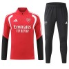 Arsenal Sweatshirt Za Trening 2026-27 Četvrt-Zip Crvena Arsenal Sweatshirt Za Trening 2026-27 Četvrt-Zip Crvena