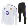 Barcelona Sweatshirt Za Trening 2026-27 Četvrt-Zip Bijela Barcelona Sweatshirt Za Trening 2026-27 Četvrt-Zip Bijela