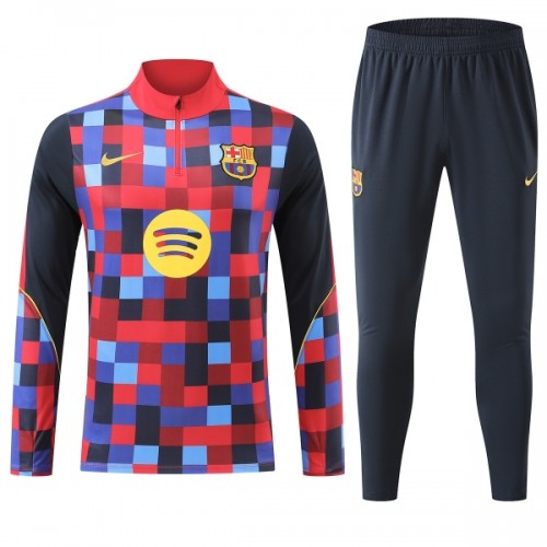 Barcelona Sweatshirt Za Trening 2026-27 Četvrt-Zip Crvena Barcelona Sweatshirt Za Trening 2026-27 Četvrt-Zip Crvena