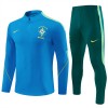 Brazil Sweatshirt Za Trening 2026-27 Četvrt-Zip Plava