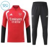 Dječji - Arsenal Sweatshirt Za Trening 2026-27 Četvrt-Zip Crvena Dječji - Arsenal Sweatshirt Za Trening 2026-27 Četvrt-Zip Crvena