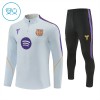 Dječji - Barcelona Sweatshirt Za Trening 2026-27 Četvrt-Zip Bijela Dječji - Barcelona Sweatshirt Za Trening 2026-27 Četvrt-Zip Bijela