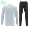 Dječji - Barcelona Sweatshirt Za Trening 2026-27 Četvrt-Zip Bijela