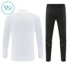 Dječji - Barcelona Sweatshirt Za Trening 2026-27 Četvrt-Zip Bijela