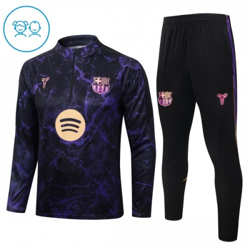 Dječji - Barcelona Sweatshirt Za Trening 2026-27 Četvrt-Zip Crna Dječji - Barcelona Sweatshirt Za Trening 2026-27 Četvrt-Zip Crna