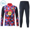 Dječji - Barcelona Sweatshirt Za Trening 2026-27 Četvrt-Zip Crvena
