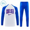 Dječji - Chelsea Sweatshirt Za Trening 2026-27 Četvrt-Zip Bijela