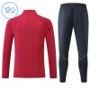 Dječji - FC Barcelona Sweatshirt Za Trening 2026-27 Četvrt-Zip Crvena