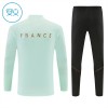 Dječji - Francuska Sweatshirt Za Trening 2026-27 Četvrt-Zip Bijela