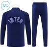 Dječji - Inter Milan Sweatshirt Za Trening 2026-27 Četvrt-Zip Plava