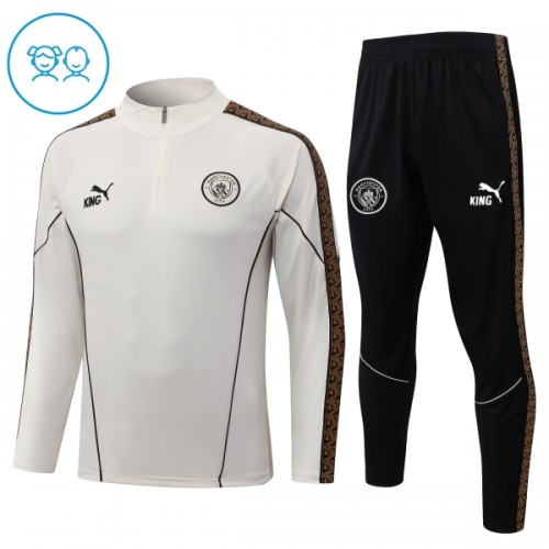 Dječji - Manchester City Sweatshirt Za Trening 2026-27 Četvrt-Zip Siva Dječji - Manchester City Sweatshirt Za Trening 2026-27 Četvrt-Zip Siva