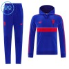 Dječji - Manchester United Hoodie Sweatshirt Za Trening 2026-27 Plava