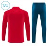 Dječji - Portugal Sweatshirt Za Trening 2026-27 Četvrt-Zip Crvena