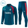 Dječji - Portugal Sweatshirt Za Trening 2026-27 Četvrt-Zip Plava