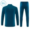 Dječji - Portugal Sweatshirt Za Trening 2026-27 Četvrt-Zip Plava