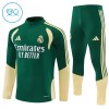 Dječji - Real Madrid Sweatshirt Za Trening 2026-27 Četvrt-Zip Zelena Dječji - Real Madrid Sweatshirt Za Trening 2026-27 Četvrt-Zip Zelena