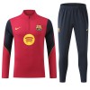 FC Barcelona Sweatshirt Za Trening 2026-27 Četvrt-Zip Crvena
