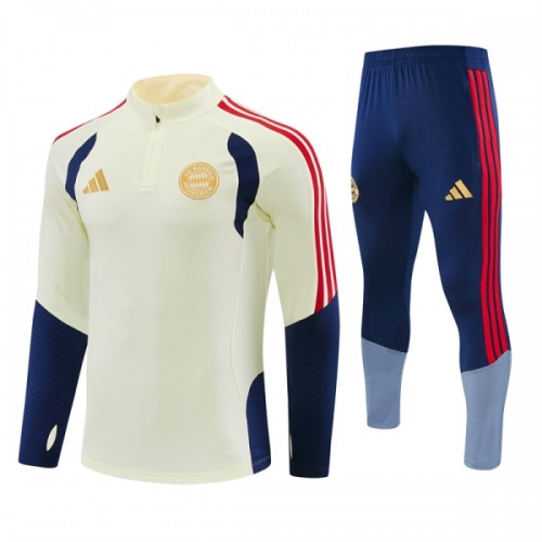 FC Bayern München Sweatshirt Za Trening 2026-27 Četvrt-Zip Bijela FC Bayern München Sweatshirt Za Trening 2026-27 Četvrt-Zip Bijela