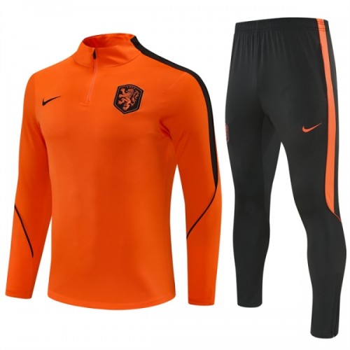 Nizozemska Sweatshirt Za Trening 2026-27 Četvrt-Zip Naranča Nizozemska Sweatshirt Za Trening 2026-27 Četvrt-Zip Naranča