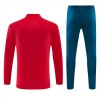 Portugal Sweatshirt Za Trening 2026-27 Četvrt-Zip Crvena