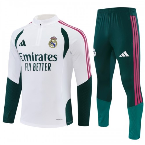 Real Madrid Sweatshirt Za Trening 2026-27 Četvrt-Zip Bijela Real Madrid Sweatshirt Za Trening 2026-27 Četvrt-Zip Bijela