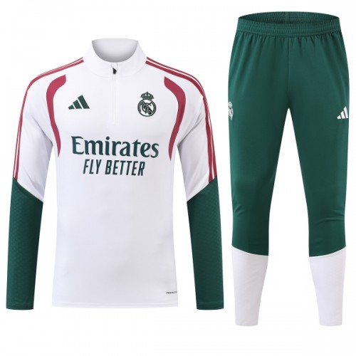Real Madrid Sweatshirt Za Trening 2026-27 Četvrt-Zip Bijela Real Madrid Sweatshirt Za Trening 2026-27 Četvrt-Zip Bijela