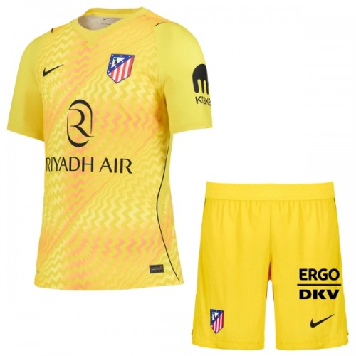 Dječji - Golmanski Dresovi Komplet Atlético Madrid 2026-27 Žuta Dječji - Golmanski Dresovi Komplet Atlético Madrid 2026-27 Žuta