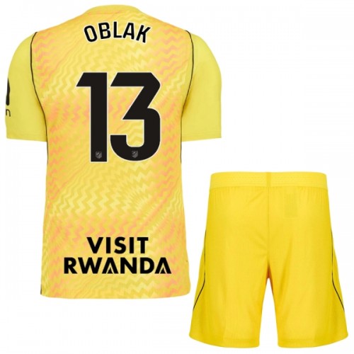 Dječji - Golmanski Dresovi Komplet Atlético Madrid Oblak 13 2026-27 Žuta Dječji - Golmanski Dresovi Komplet Atlético Madrid Oblak 13 2026-27 Žuta