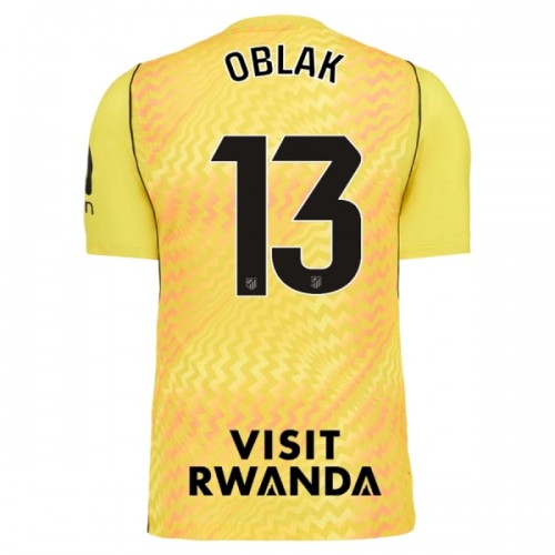 Golmanski Nogometni Dresovi Atlético Madrid Oblak 13 2026-27 Žuta Golmanski Nogometni Dresovi Atlético Madrid Oblak 13 2026-27 Žuta