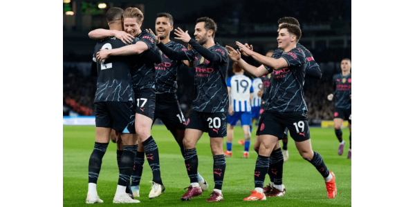 Manchester City je pobijedio Brighton 4-0 i učvrstio prednost u naslovu Manchester City je pobijedio Brighton 4-0 i učvrstio prednost u naslovu